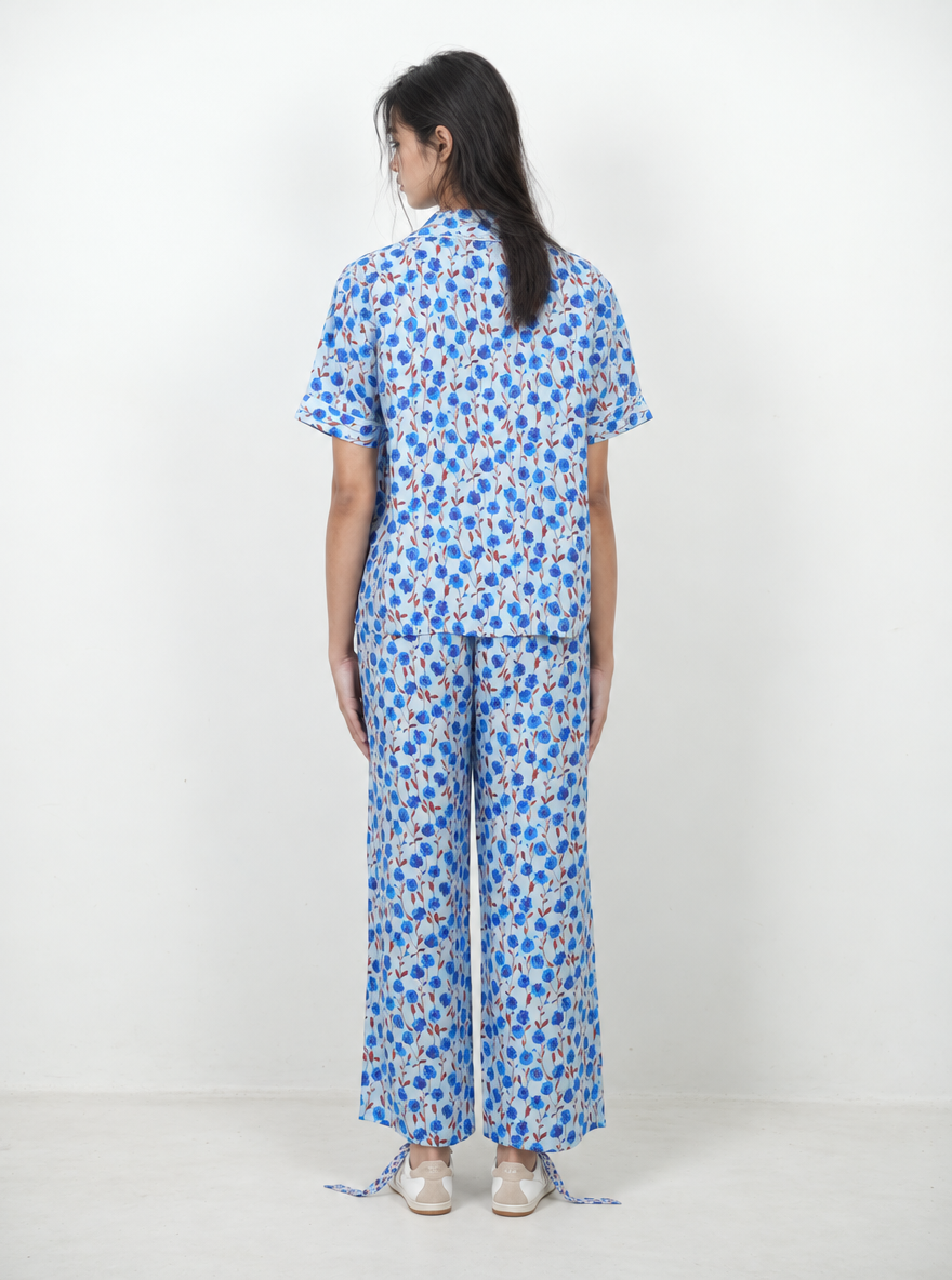 Silk Pajamas Short Sleeves